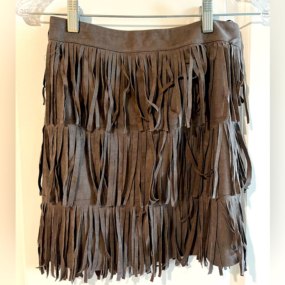 Rumor fringe skirt